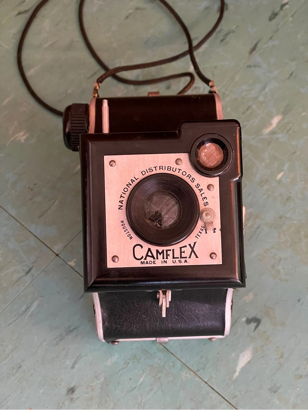 Black Vintage Box Camera - Camflex 1940’s
